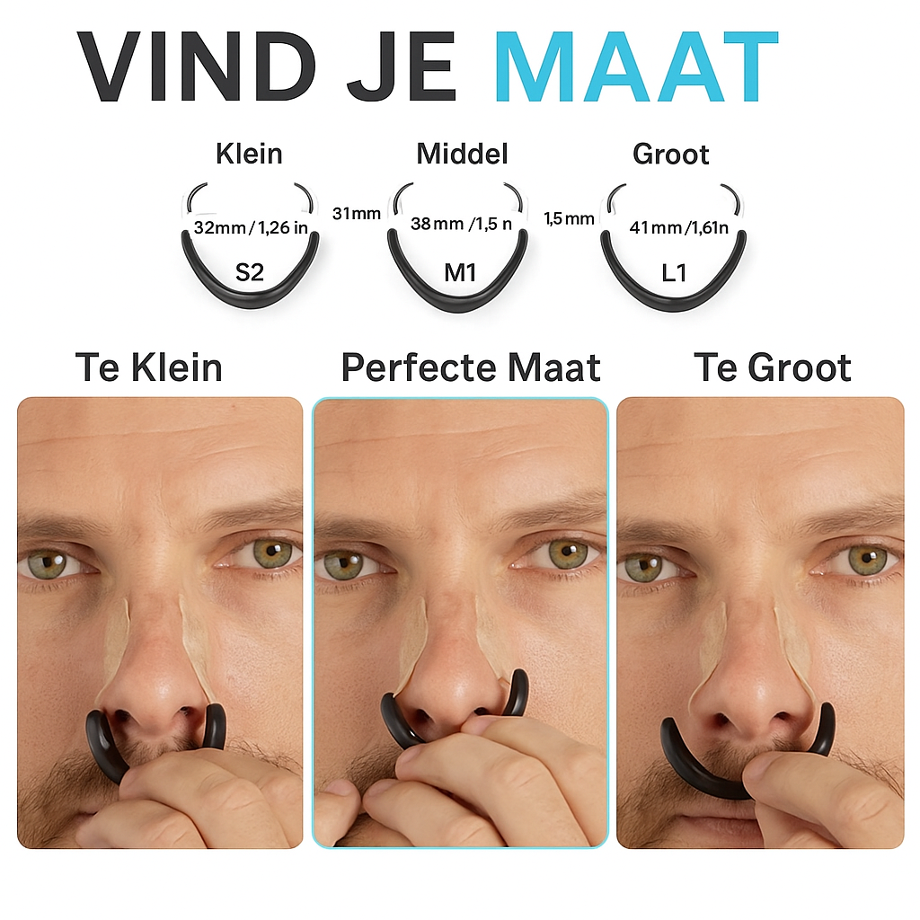 AirNose I Neusclip tegen Snurken en voor Meer Lucht bij Inspanning