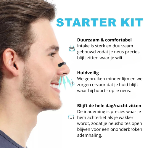 AirNose I Neusclip tegen Snurken en voor Meer Lucht bij Inspanning