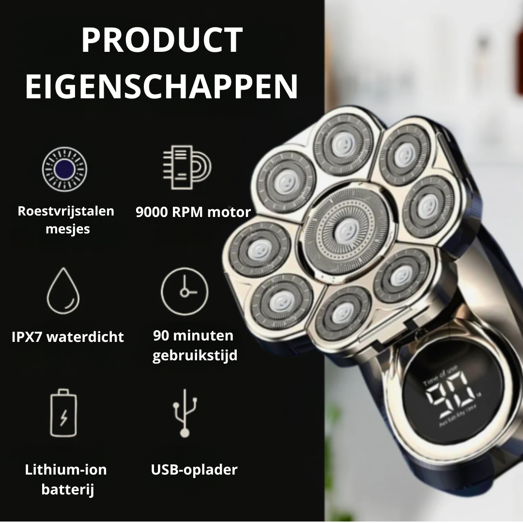 HeadGlide | Hoofd Scheerapparaat