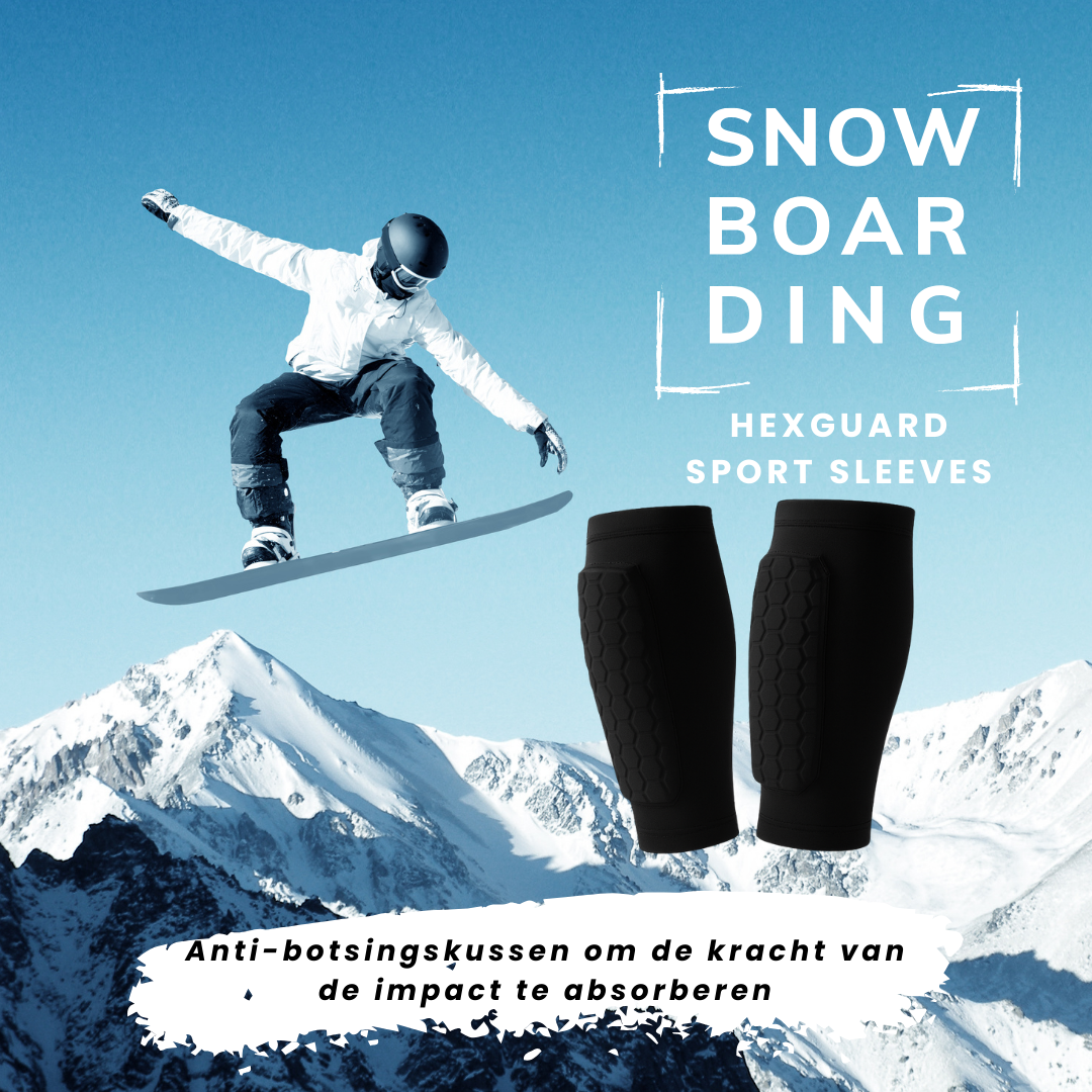 HexGuard Sport Sleeves I Scheenbescherming met Honingraatdesign