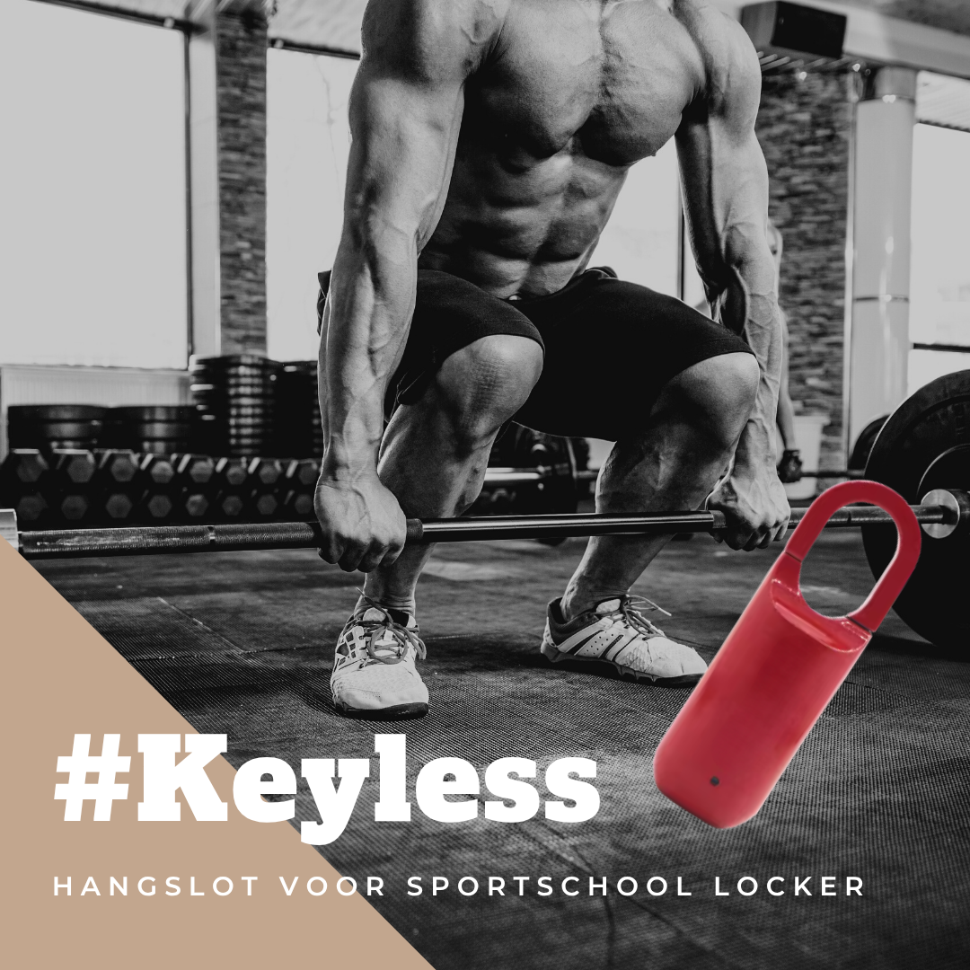 Keyless Hangslot met Vingerafdruk I Compact & Veilig