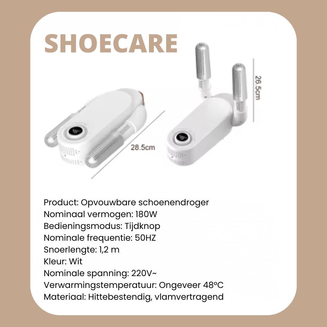 ShoeCare UV | Droogt & Ontgeurt Snel en Hygiënisch