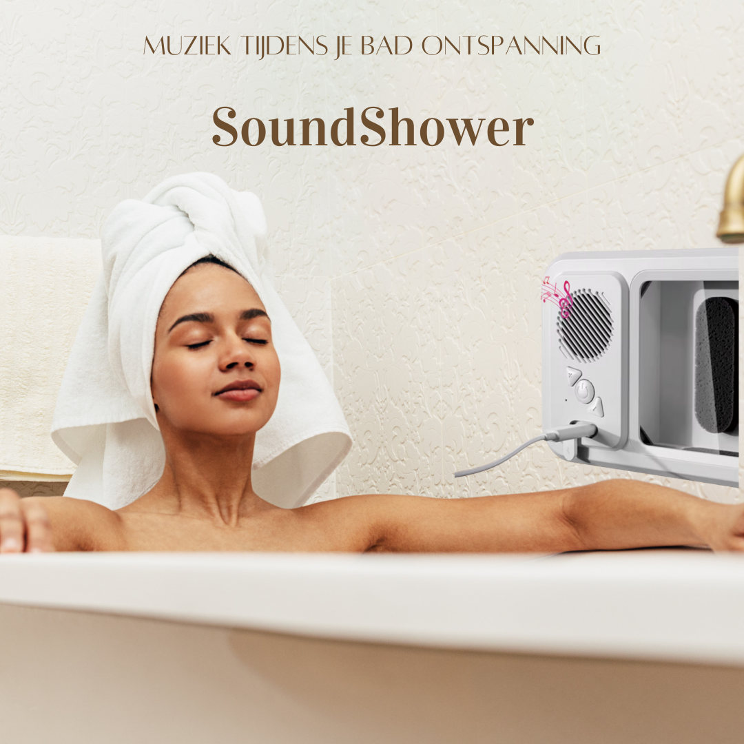 SoundShower I Telefoonhouder met Bluetooth Muziek in de Douche