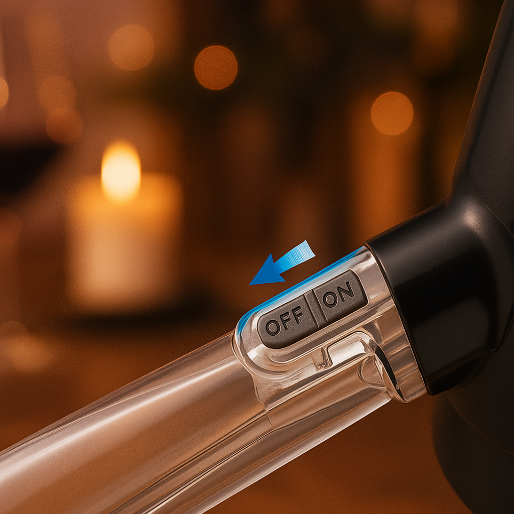 VinoTap I Wijn tappen direct uit de fles!