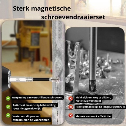 Bitronic | Magnetische Schroevendraaier set 9 delig
