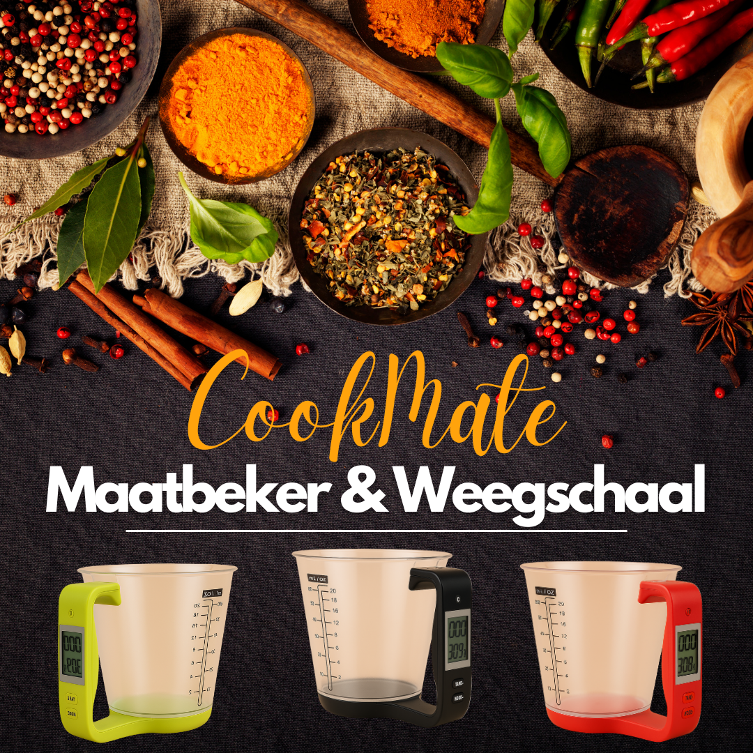 CookMate Digitale Meetbeker I Wegen & Meten Slim Gemaakt