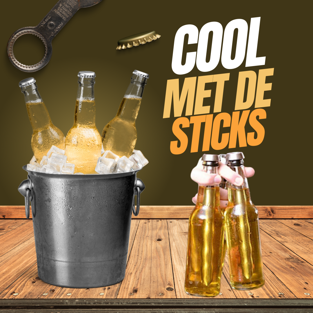 CoolStick I Roestvrijstalen Bierfles Koeler
