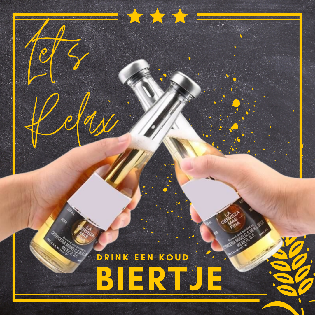 CoolStick I Roestvrijstalen Bierfles Koeler