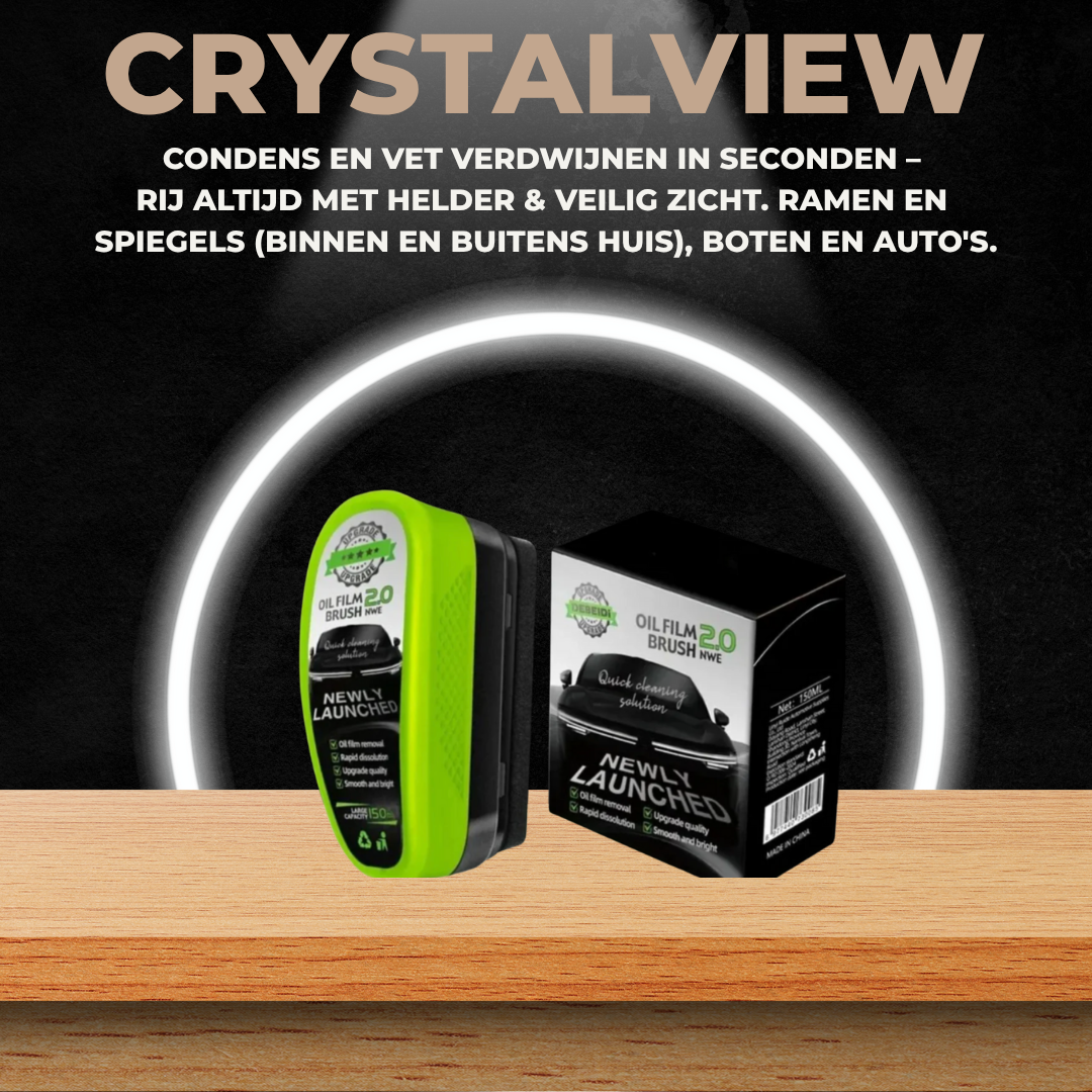 CrystalView I Weg met waas – zie het verschil.