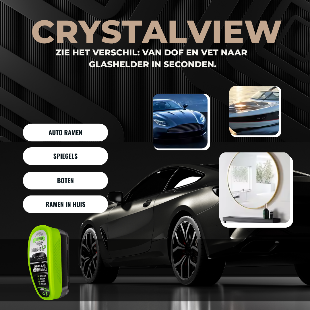 CrystalView I Weg met waas – zie het verschil.