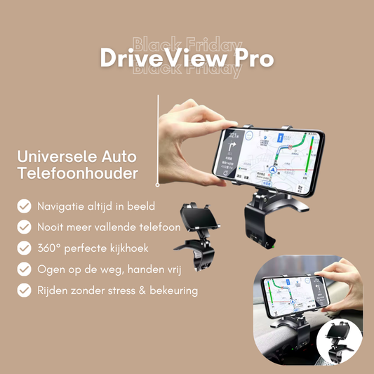 DriveView Pro | Universele Auto Telefoonhouder