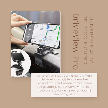 DriveView Pro | Universele Auto Telefoonhouder