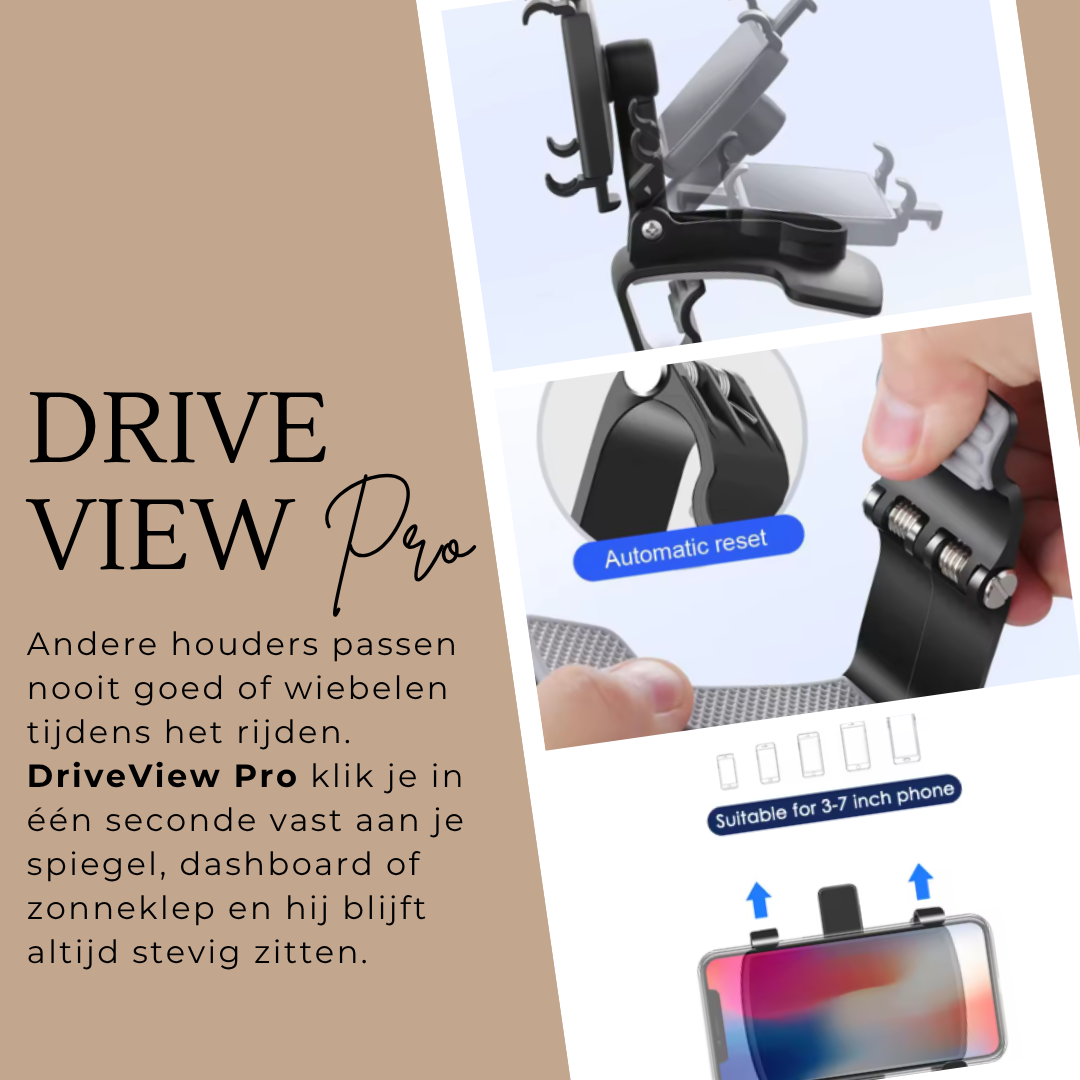 DriveView Pro | Universele Auto Telefoonhouder
