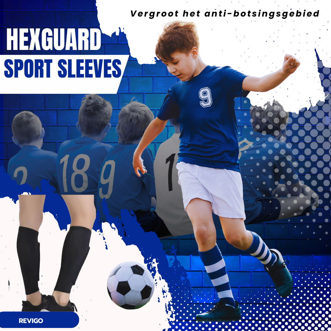 HexGuard Sport Sleeves I Scheenbescherming met Honingraatdesign