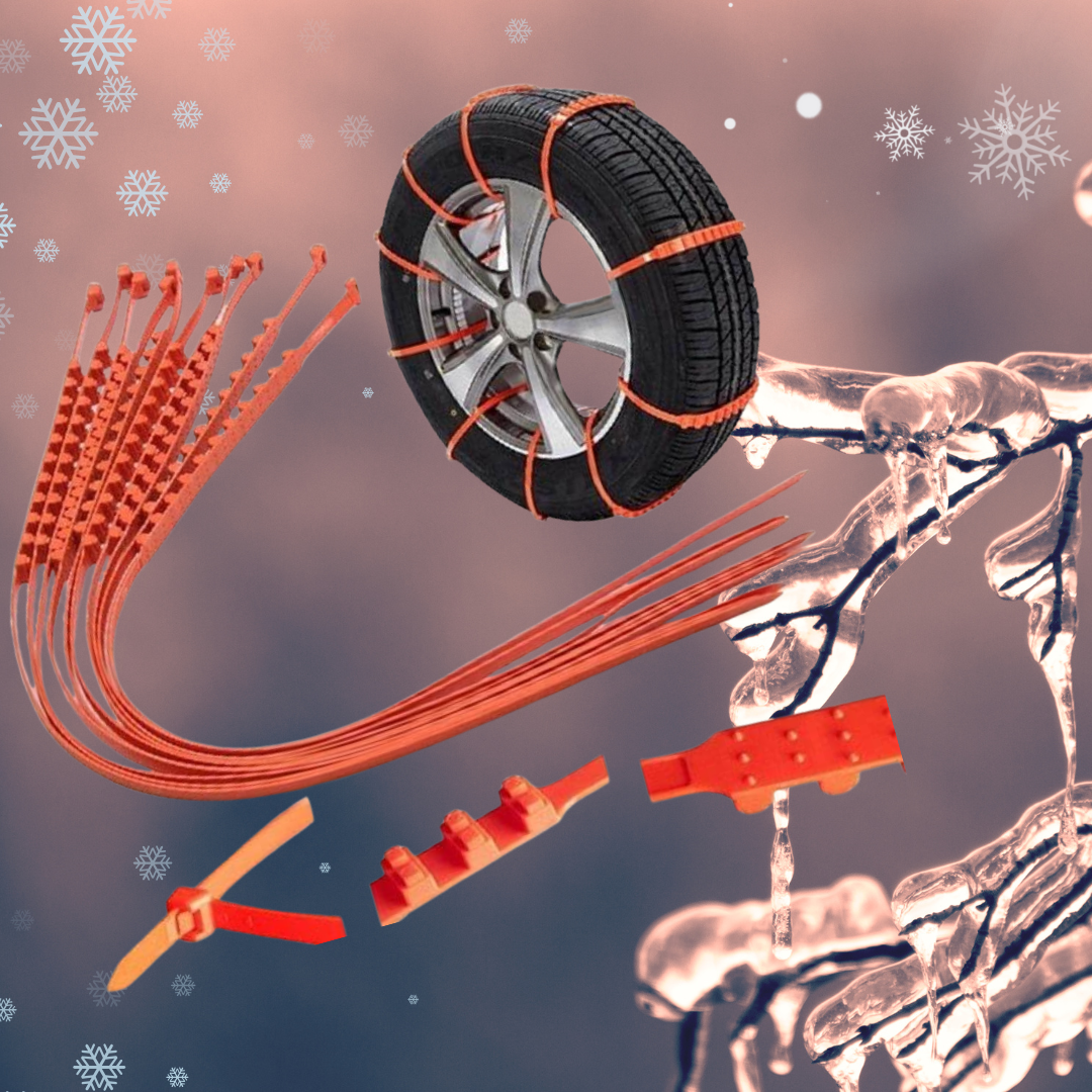 IceGrip I 20 Stuks Anti Slip Sneeuw Strips I Auto Winter