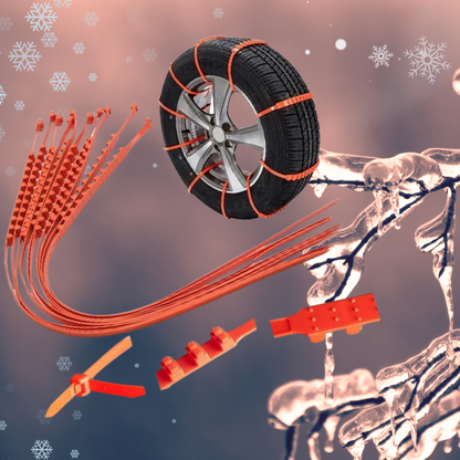 IceGrip I 20 Stuks Anti Slip Sneeuw Strips I Auto Winter