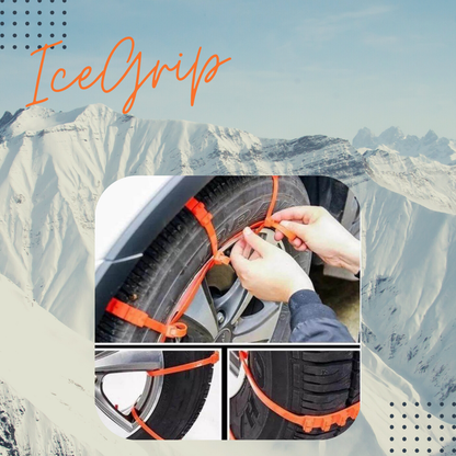 IceGrip I 20 Stuks Anti Slip Sneeuw Strips I Auto Winter