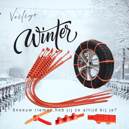 IceGrip I 20 Stuks Anti Slip Sneeuw Strips I Auto Winter