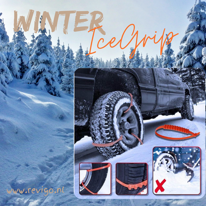 IceGrip I 20 Stuks Anti Slip Sneeuw Strips I Auto Winter