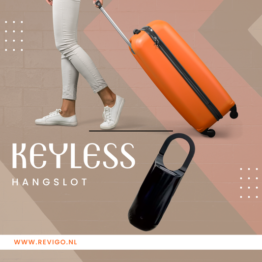 Keyless Hangslot met Vingerafdruk I Compact & Veilig