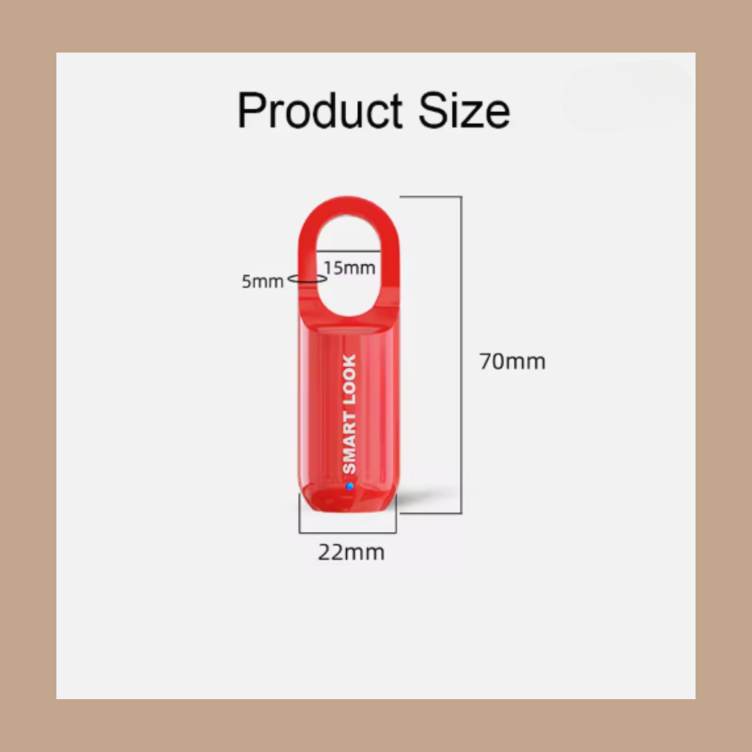 Keyless Hangslot met Vingerafdruk I Compact & Veilig