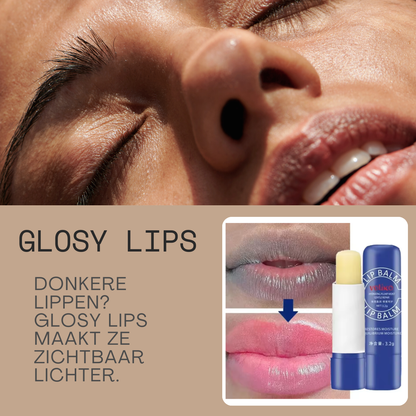 Glosy Lips – vermindert verkleuring en geeft je lippen een frisse, natuurlijke glans.