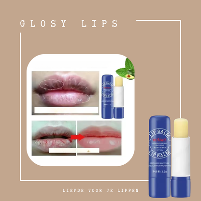 Glosy Lips – vermindert verkleuring en geeft je lippen een frisse, natuurlijke glans.