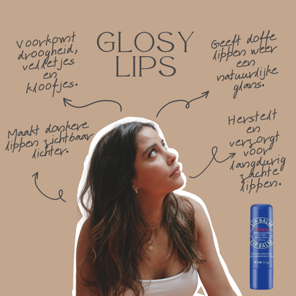 Glosy Lips – vermindert verkleuring en geeft je lippen een frisse, natuurlijke glans.