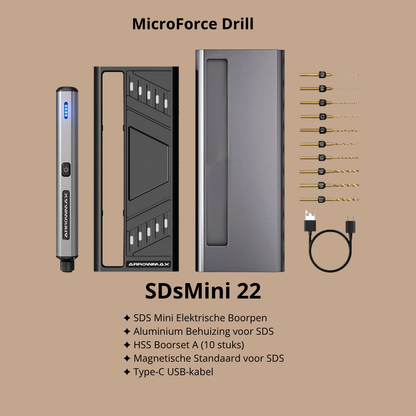 MicroForce Drill I Kleine Hand Boor Machine
