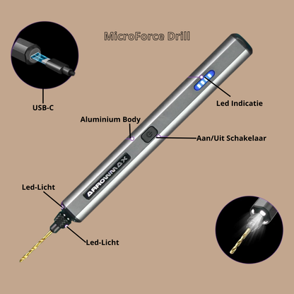 MicroForce Drill I Kleine Hand Boor Machine