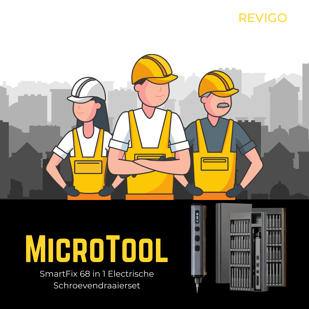 MicroTool I SmartFix 68 in 1 Electrische Schroevendraaierset