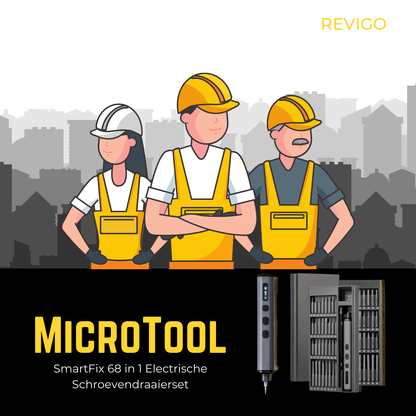 MicroTool I SmartFix 68 in 1 Electrische Schroevendraaierset