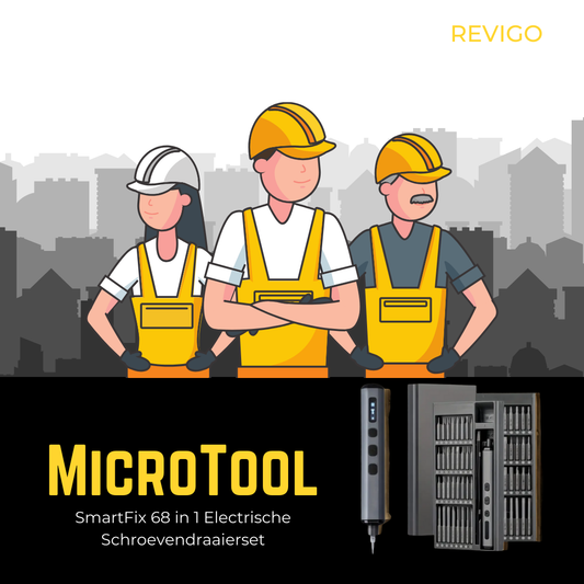 MicroTool I SmartFix 68 in 1 Electrische Schroevendraaierset