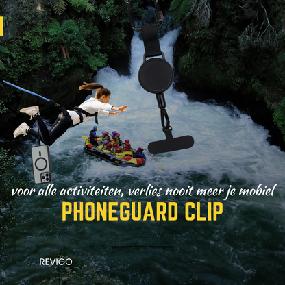 PhoneGuard Clip I Veiligheidskoord Voor Onderweg