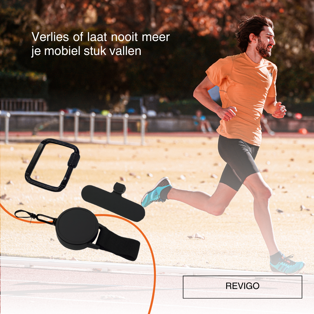 PhoneGuard Clip I Veiligheidskoord Voor Onderweg