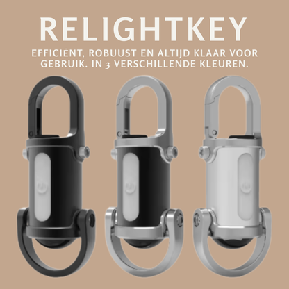 ReLightKey | Inspectielamp Sleutelhanger – Altijd licht bij de hand