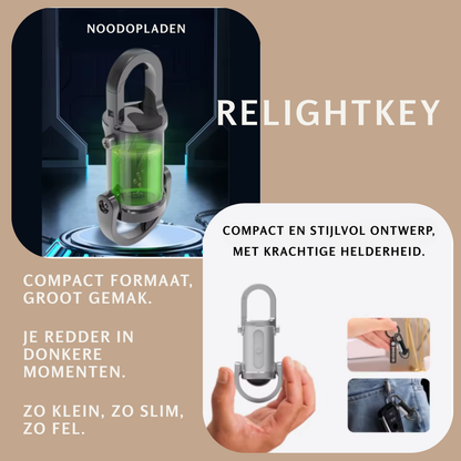 ReLightKey | Inspectielamp Sleutelhanger – Altijd licht bij de hand