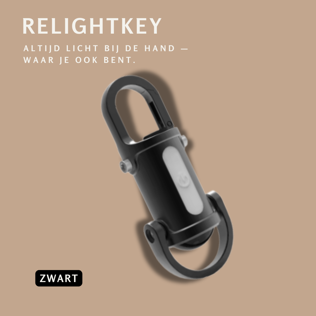 ReLightKey | Inspectielamp Sleutelhanger – Altijd licht bij de hand
