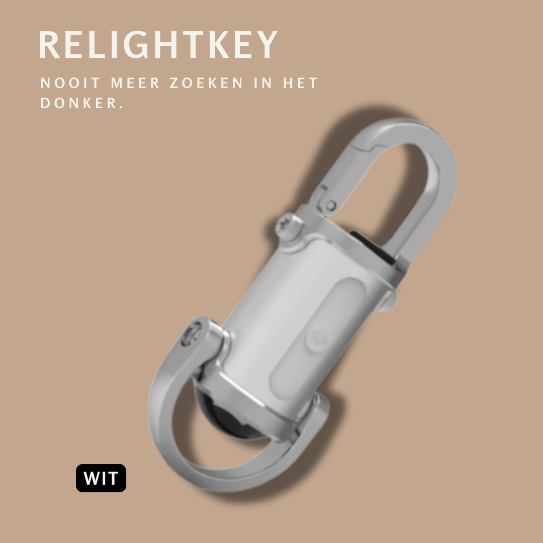 ReLightKey | Inspectielamp Sleutelhanger – Altijd licht bij de hand