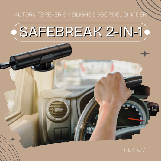 SafeBreak 2-in-1 | AutoRuitBreker & VeiligheidsGordel Snijder
