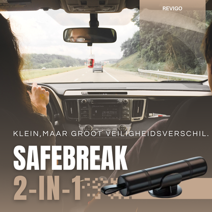 SafeBreak 2-in-1 | AutoRuitBreker & VeiligheidsGordel Snijder