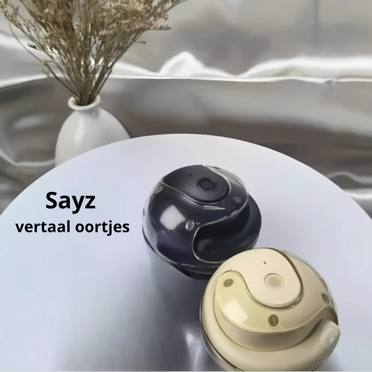 Sayz | Draadloze Bluetooth Oortjes met Live Vertaling