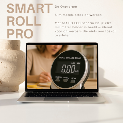 SmartRoll Pro – Elektrische Digitale Liniaal met HD LCD Scherm