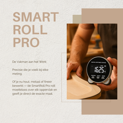 SmartRoll Pro – Elektrische Digitale Liniaal met HD LCD Scherm