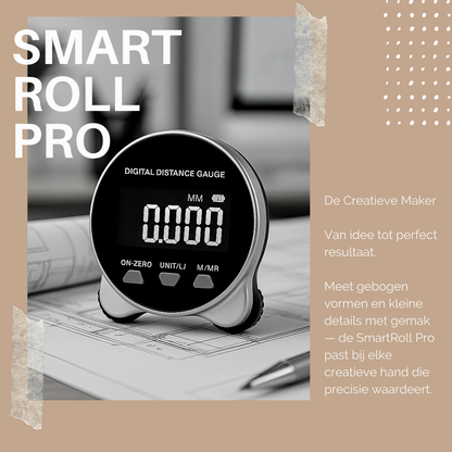 SmartRoll Pro – Elektrische Digitale Liniaal met HD LCD Scherm