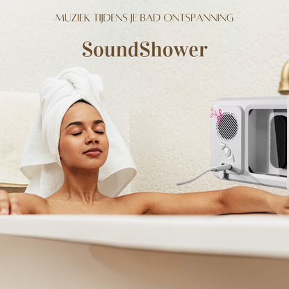 SoundShower I Telefoonhouder met Bluetooth Muziek in de Douche