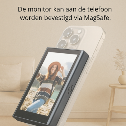 VlogVizie I Achtercamera Selfie Clip voor Vlogs & Livestreams