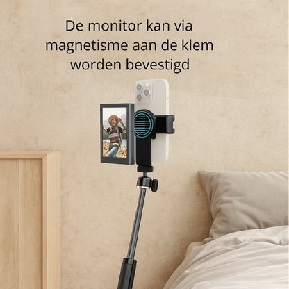 VlogVizie I Achtercamera Selfie Clip voor Vlogs & Livestreams