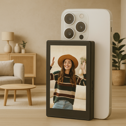 VlogVizie I Achtercamera Selfie Clip voor Vlogs & Livestreams