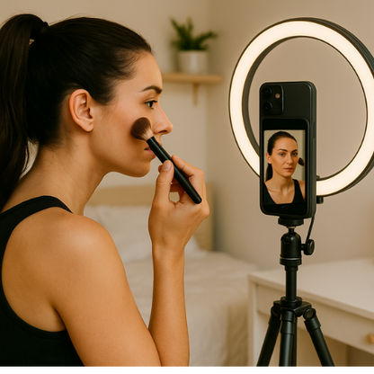 VlogVizie I Achtercamera Selfie Clip voor Vlogs & Livestreams